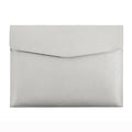 Stationery Dustproof Leather Leather Document Pouch Large Capacity A4 A5 Leather File Folder Document Bag Quake A4 Grey