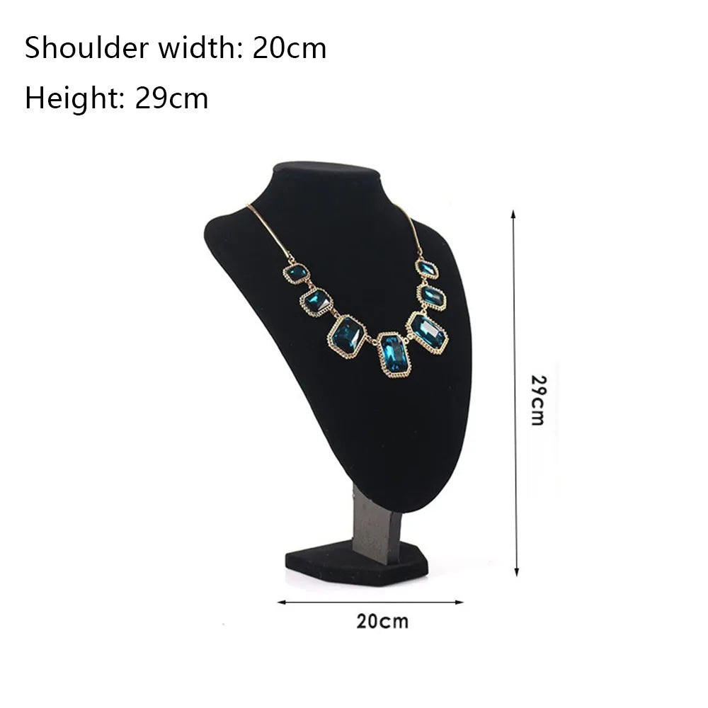 New Pendant Display Jewelry Display Rack Mannequin Jewellery Necklace Stands Retail Shop Decorate Display Organizer Stand Quake 29x20cm