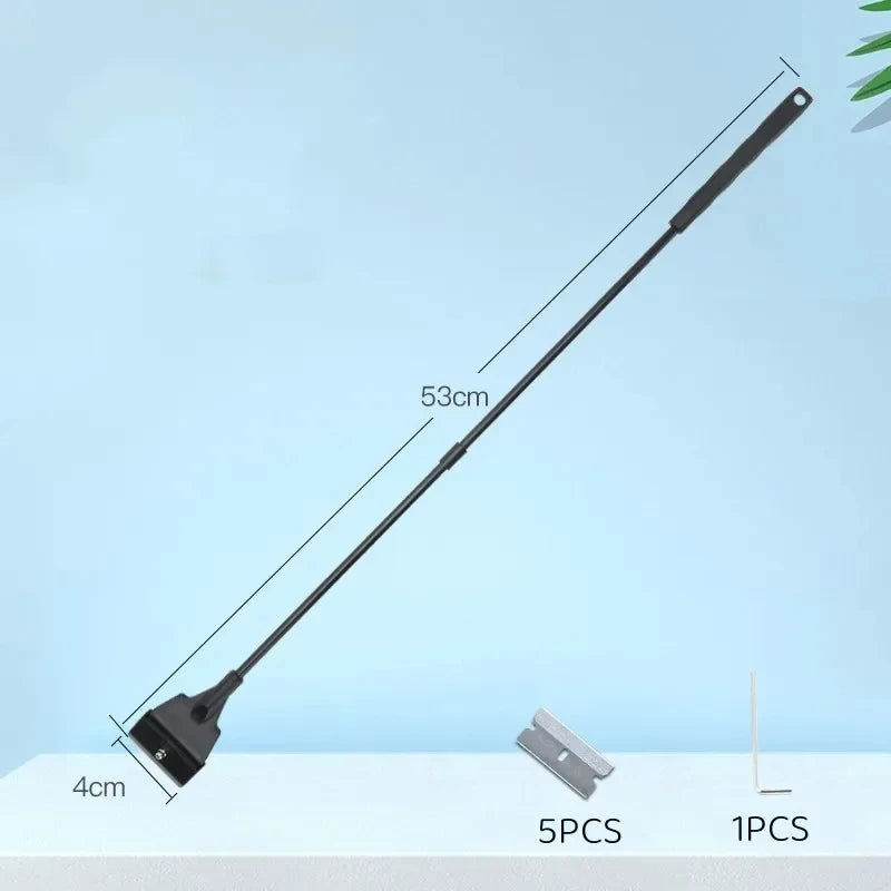 Aquarium Cleaning Tools Flat Sand Algae Removal Dual-Use Glass Algae Scraper Household Cleaning Tools Aquarium Accessories Quake 53CM