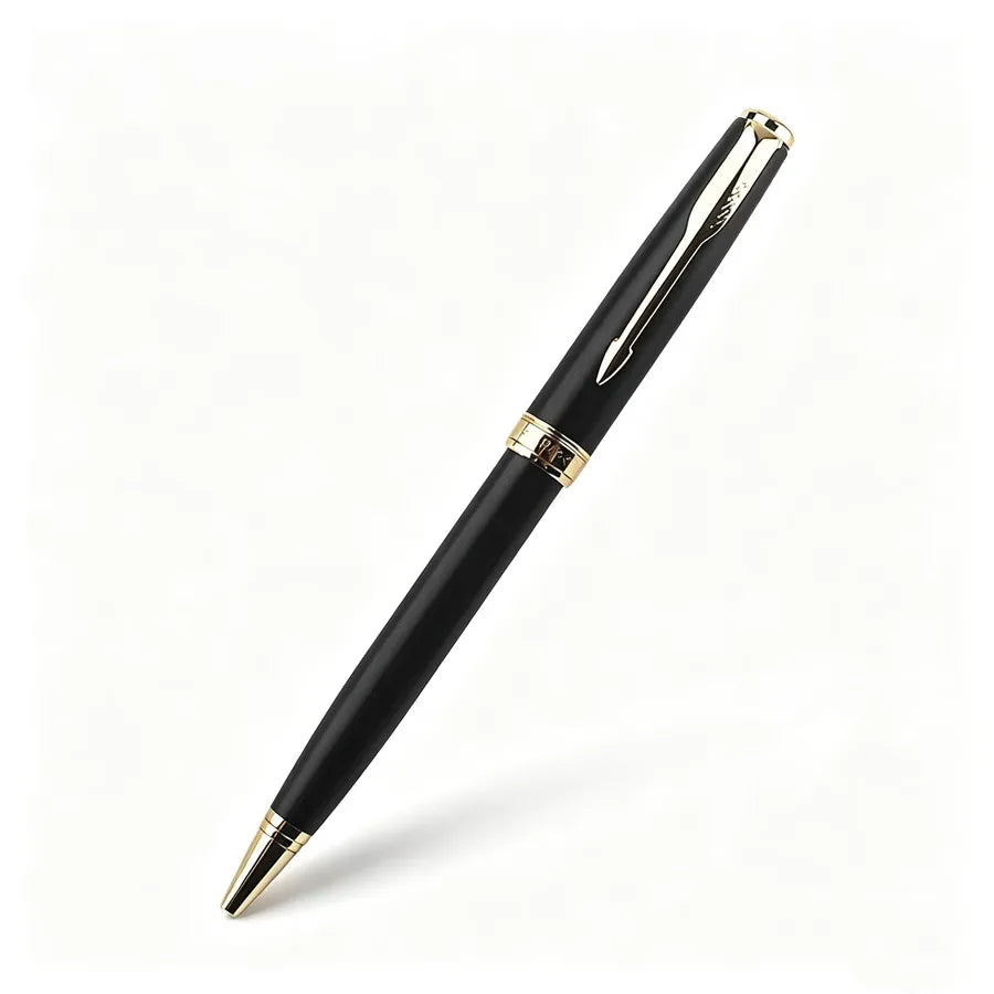 Vintage Metal Ballpoint Pen Luxury Gold Silver Red Business Writing High Quality Twist Ball Pen Office School Gift Quake Z-8