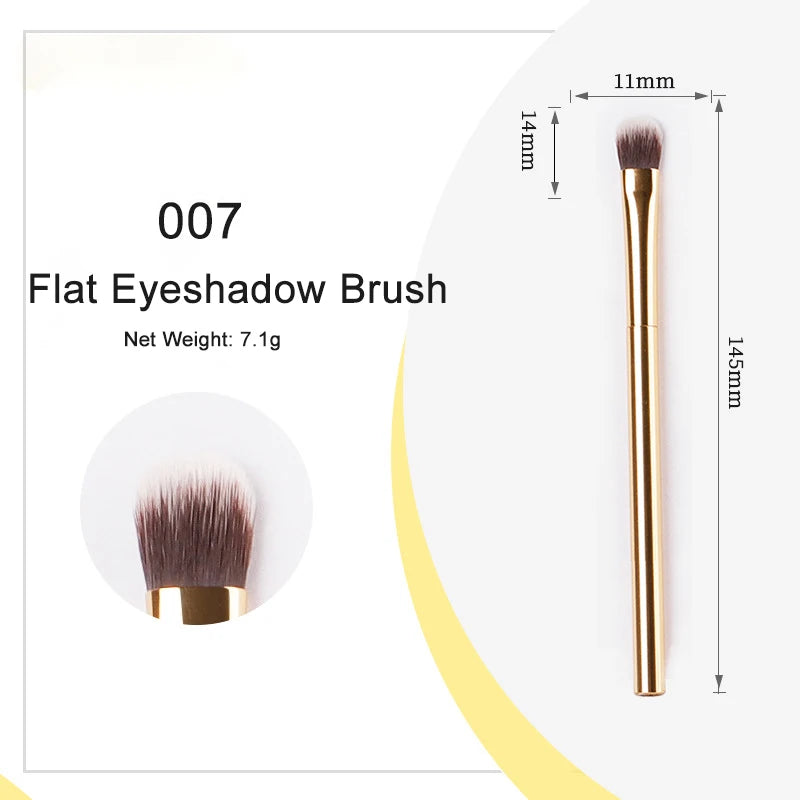 1pcs T Series Beauty Makeup Brushes Face Cosmetic Loose Powder Eyeshadow Highlight Eyebrow Make up Brush For Beauty Women Quake 007