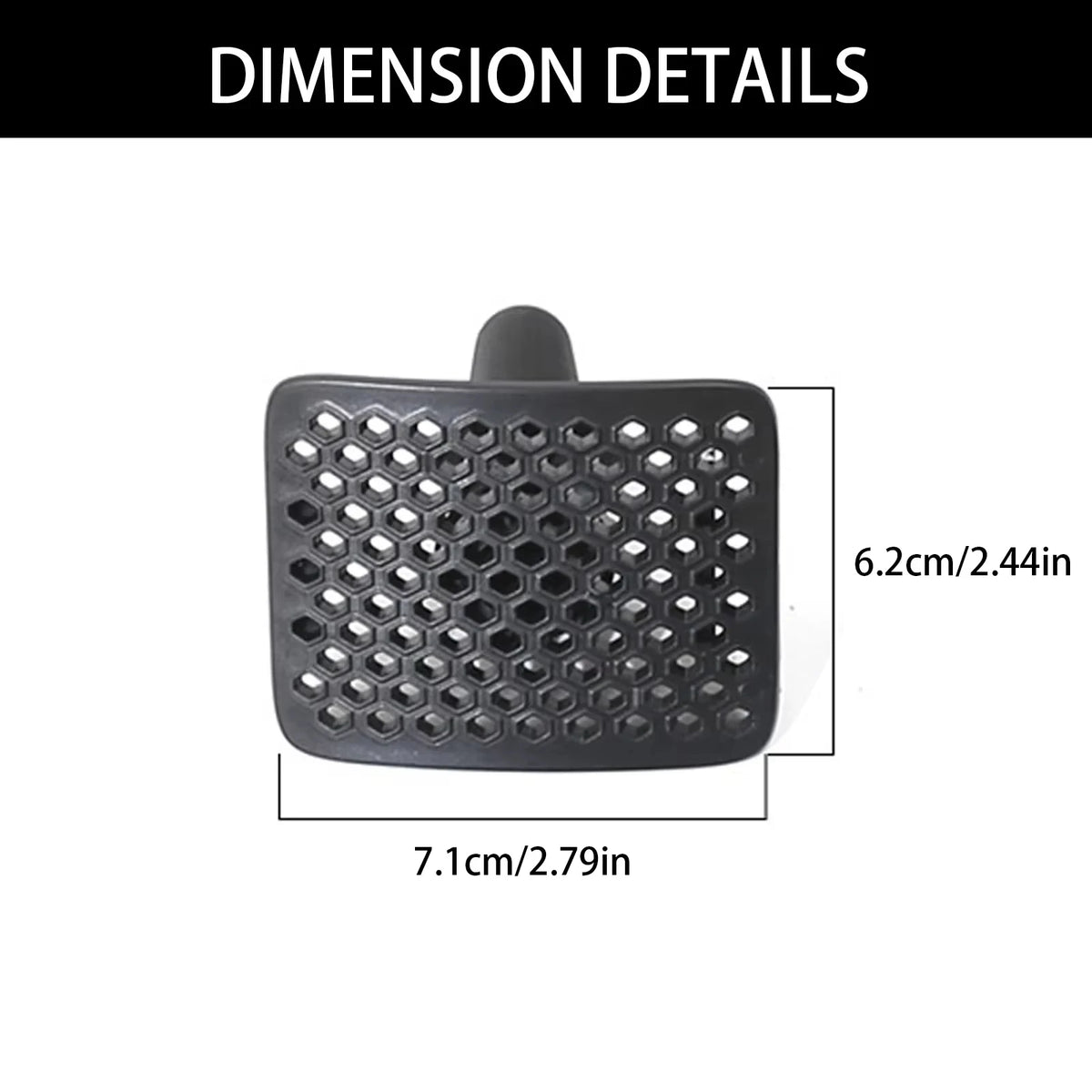 Universal Anti-Backflow Wind Deflector For Car AC Vents Cover Accessory Quake S