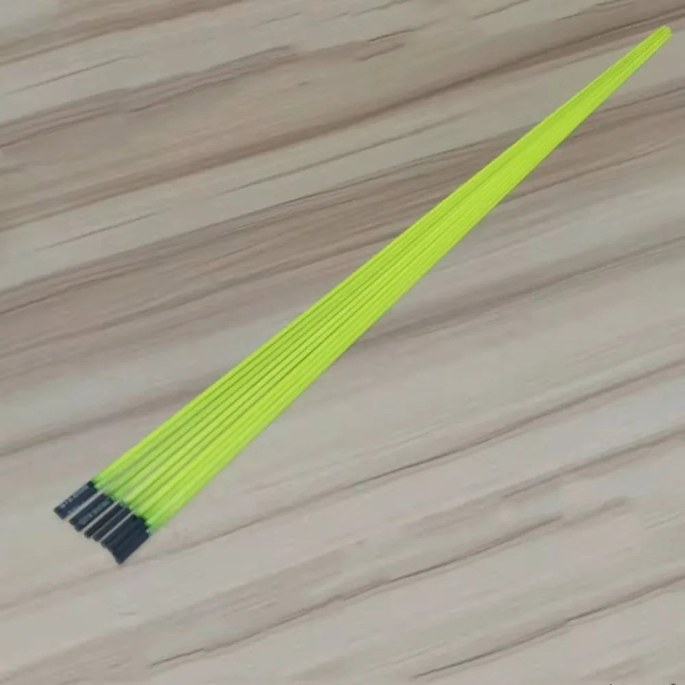 Hot With Top Ring Fishing Rod Tip Retractable 50cm Carbon Fiber Spinning Portable Fiberglass Fishing Pole Ice Fishing Quake