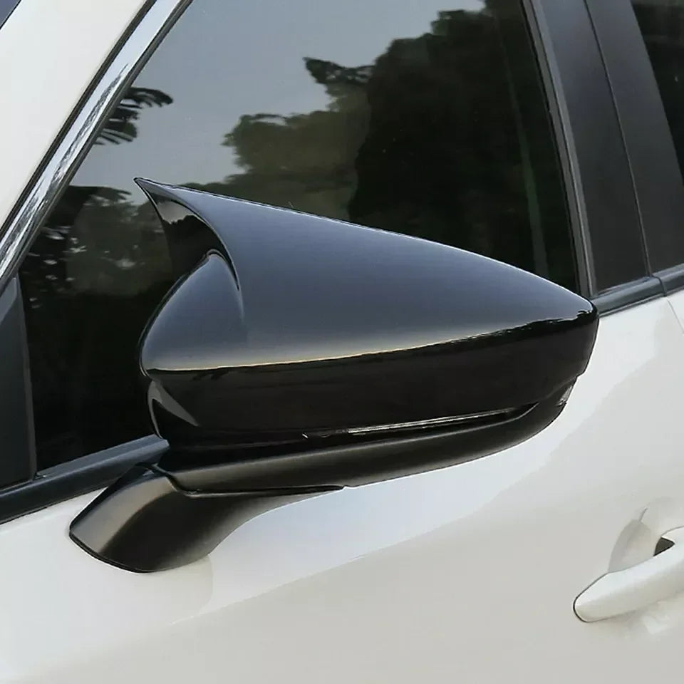 For Mazda CX-50 CX50 2022-2024 Car Sticker Rearview Side Mirror Cover Wing Cap Exterior Door Rear View Case Trim Carbon Fiber Quake