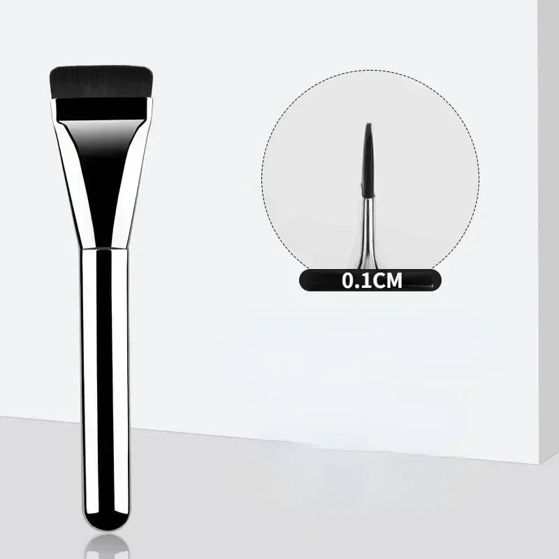 Ultra Thin Foundation Brush Lightweight and Thin Face Contour Brush Flat Contour Brush Blending Foundation Cream Makeup Brushes Quake