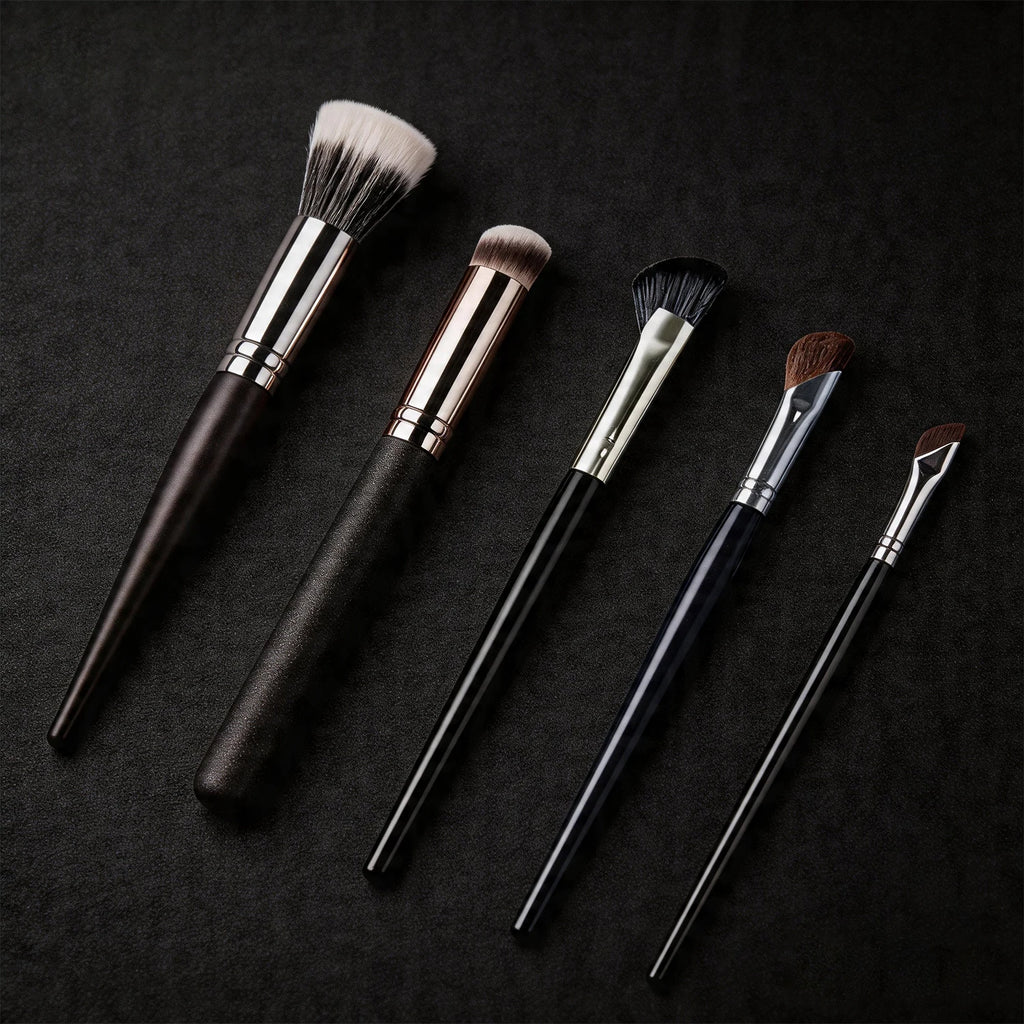 5 pcs Makeup Brushes Set Multi Purpose Facial Makeup Brush Perfect for Any Look Premium Perfect Quake