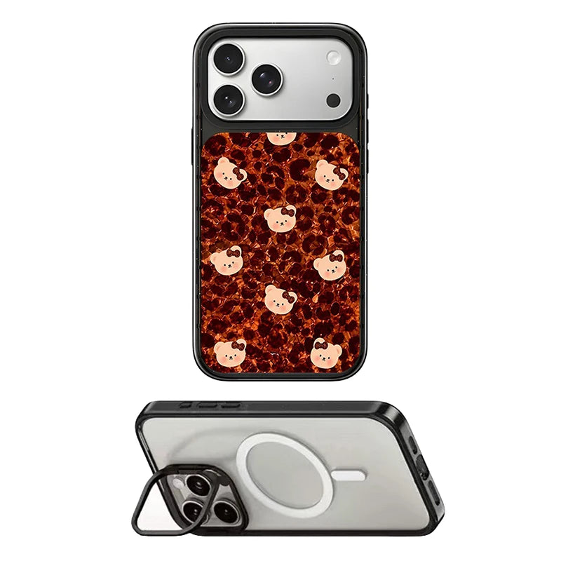 6092067 Impact Case - Mirror / Glaze Magnetic Cover: Compatible with IPhone 18 17 Pro Max 18Pro Quake stand (MagSafe) for iPhone 18 Pro
