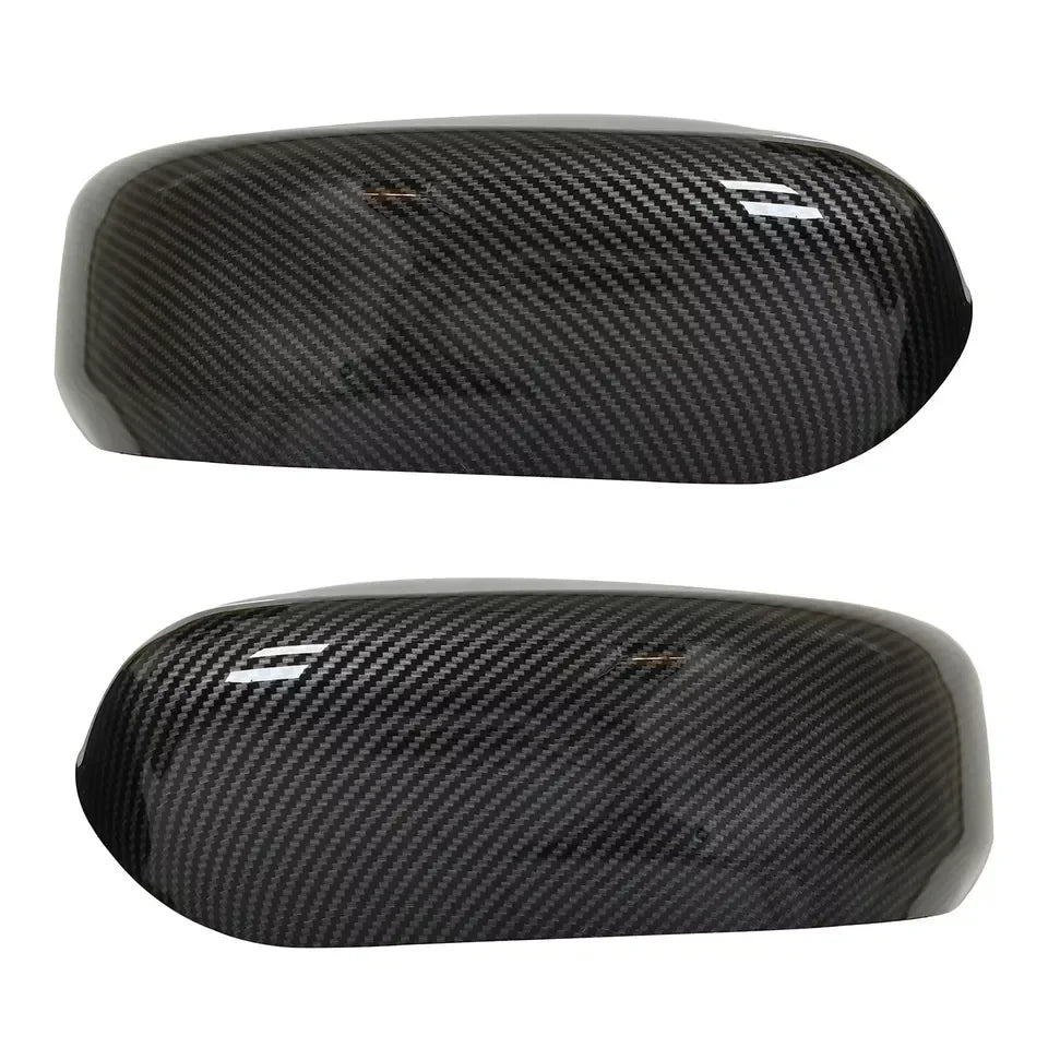 For Nissan Altima 2013-2018 Car Replacment Rearview Side Mirror Cover Wing Cap Exterior Door Rear View Case Trim Carbon Look ABS Quake Carbon