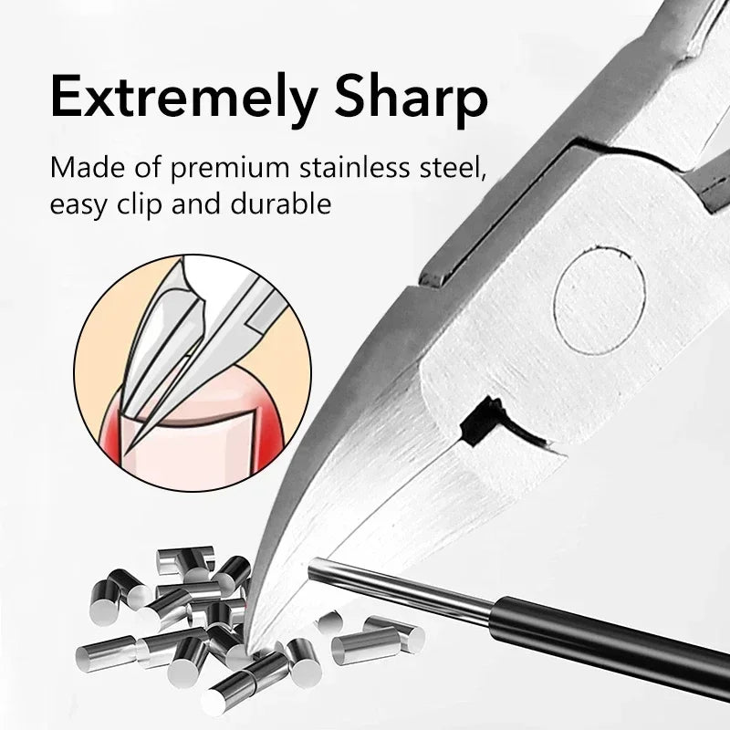 Foot Care Tool Nail Clippers Ingrown Toenail Podiatry Correction Nippers Cuticle Cutters Cut Paronychia Pedicure Manicure Hand Quake