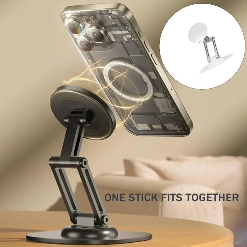 Foldable Stand Tabletop Stand Portable Desktop Phone Holder Folding 360 Degree Rotating Holder K1KF Quake