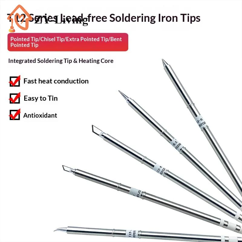1PCS T12 I ILS J02 JL02 K KU Soldering Iron Tips For Hakko Fx951 DIY T12 Electric Soldering Iron Soldering Station Welding Tool Quake
