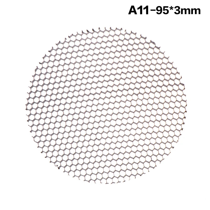 1Pcs Round Honeycomb Mesh Light Cover Black Aluminum Anti Glare Downlight Spotlight Shade Quake A11