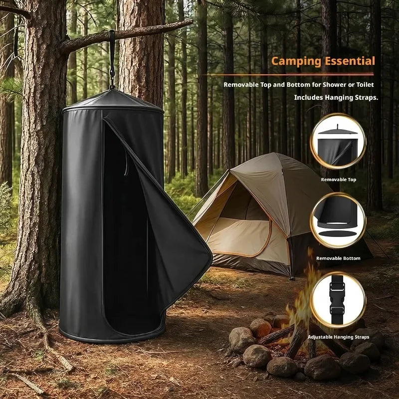 Instant Pop Up Privacy Tent Portable Outdoor Camping Shower Changing Toilet Shelter Fit Car Trunk Privacy Protection Tent Quake