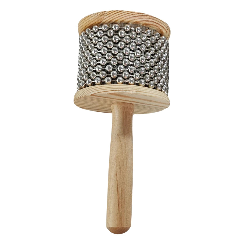 Cabasa Instrument Cabasa Hand Shaker Wooden Cabasa Instrument Musical Toy for Music Education With 3 Sizes Quake 8.5cm