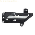 Interior Door Handle Replacement for Changan CS85, Silver-Tone Lever and Plastic Base, Cabin Door Repair Part Use H8WE Quake front left CN