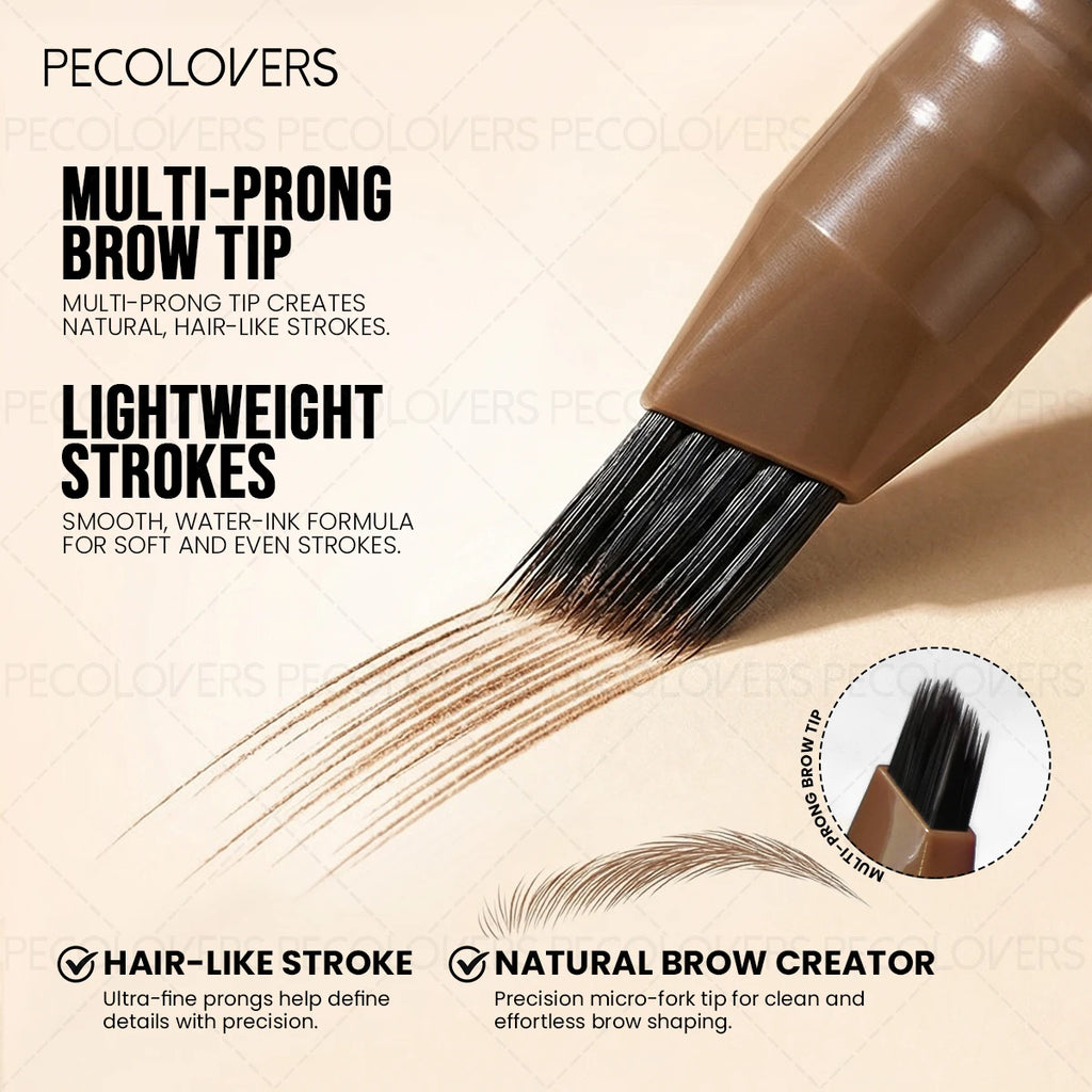 1PC Multi Fork Eyebrow Pencil, Multi-color Selection, Filling The Gap in The Eyebrow Area, with Distinct Eyebrows At Every Root Quake