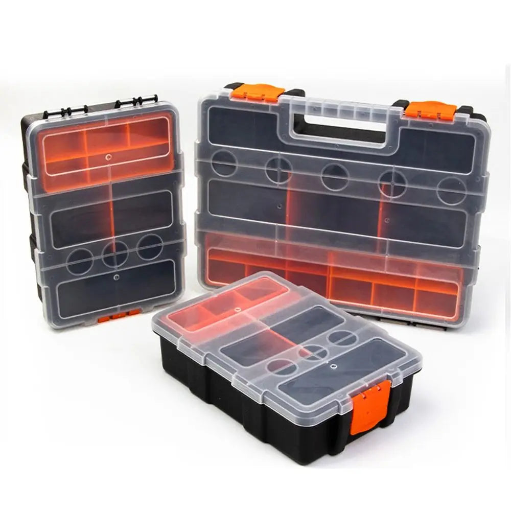 Combination Metal Parts Screwdriver Repair Tool Box Hardware Tool Parts Toolbox Screw Storage Box Quake