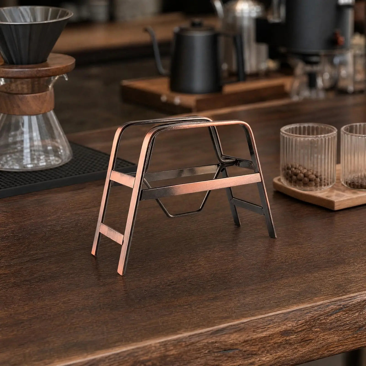 Metal Coffee Filter Paper Holder Minimalist Inverted V-Shape Filter Paper Holder Quake