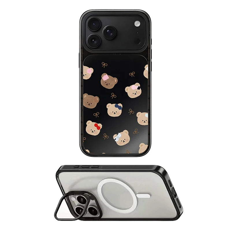 6092077 Impact Case - Mirror / Glaze Magnetic Cover: Compatible with IPhone 18 17 Pro Max 18Pro Quake stand (MagSafe) 1 for iPhone17 Pro Max