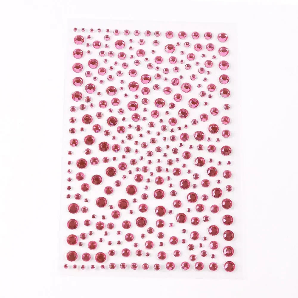Rhinestone Face Sticker Diamond Party Eyes Makeup Bright Crystal Self-adhesive DIY Sticker Girls Face Decoration Sticker Quake NO.28