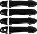 For Toyota Camry 2012-2017 Car Carbon Fiber Style Black Exterior Door Handle Moulding Cover Trim Accessories Vehicle Decoration Quake Gloss Black