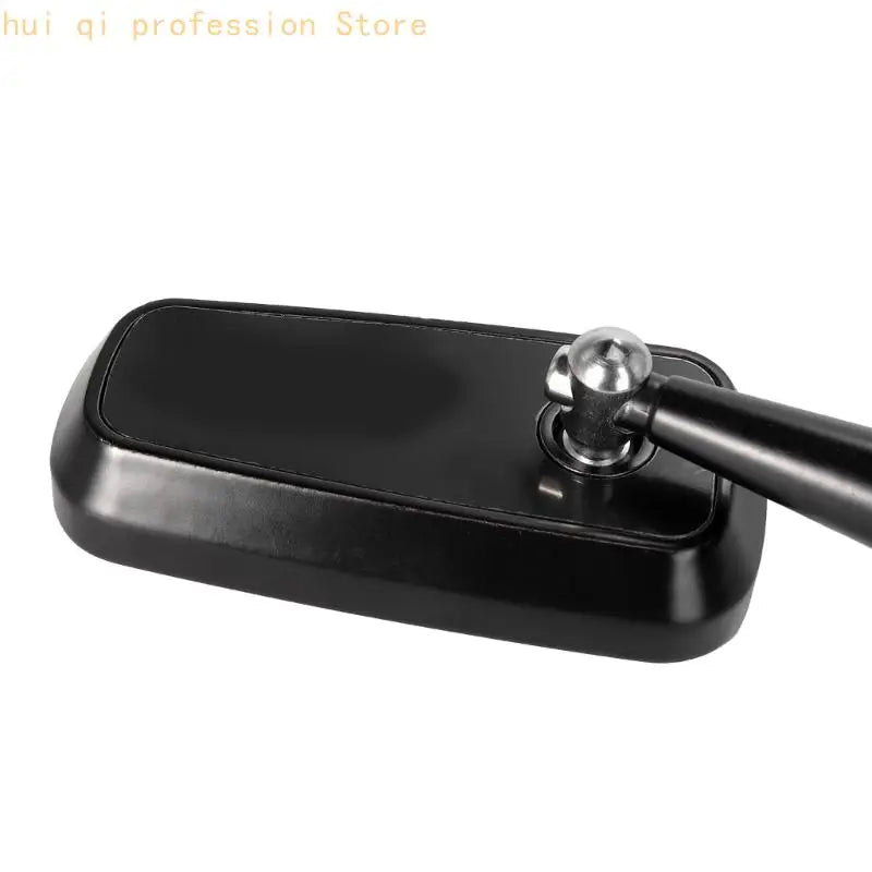 Motorcycle Mirror with Ball Joint Adjustment and Blue Mirror Lens H8WE Quake