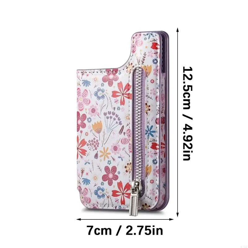 Small Phone Card Wallet with Shielding & Foldable Media Stand Multifunction PU Mobile Card Holder for Convenience K1KF Quake