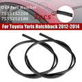 1.55cm For Toyota Yaris Hatchback 2012-2014 7555152200 7555252180 Pair Side Car Roof Drip Finish Moulding Seal Strips Trim Parts Quake Default Title