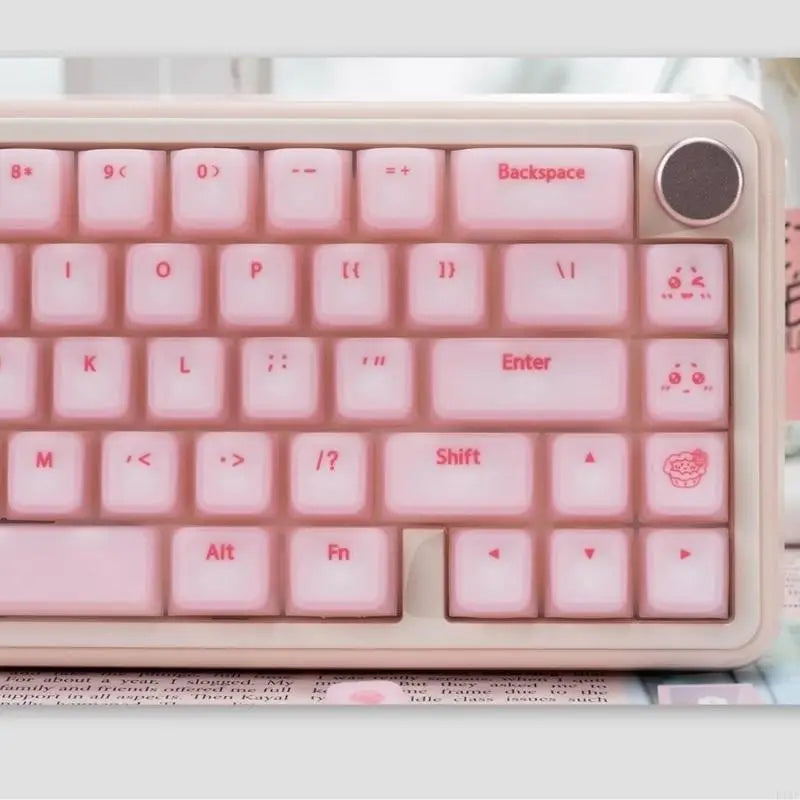 115Key Jelly Puddings Keycaps Original Profile ABS Silicone Translucents Keycap for Mechanical Keyboards K1KF Quake