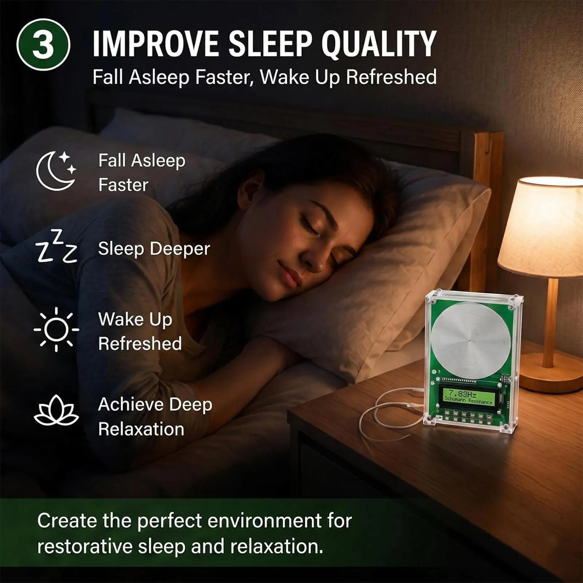 Frequency Generator 7.83hz USB Powered Sound Wave Resonance Device 0.1hz-100000hz Adjustable Calamity Frequency Generator Quake