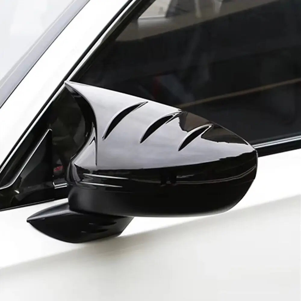For Honda Civic 11th 2022 2023 2024 Car Sticker Rearview Side Mirror Cover Wing Cap Exterior Door Rear View Case Trim Carbon ABS Quake