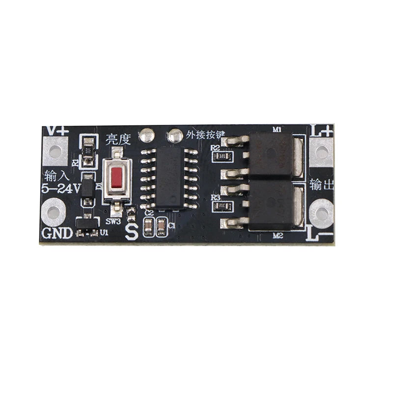 LED controller gradually switch2 turns on and off, slow-start and stop effect controller, light strip driver module 5/12/20/30V Quake