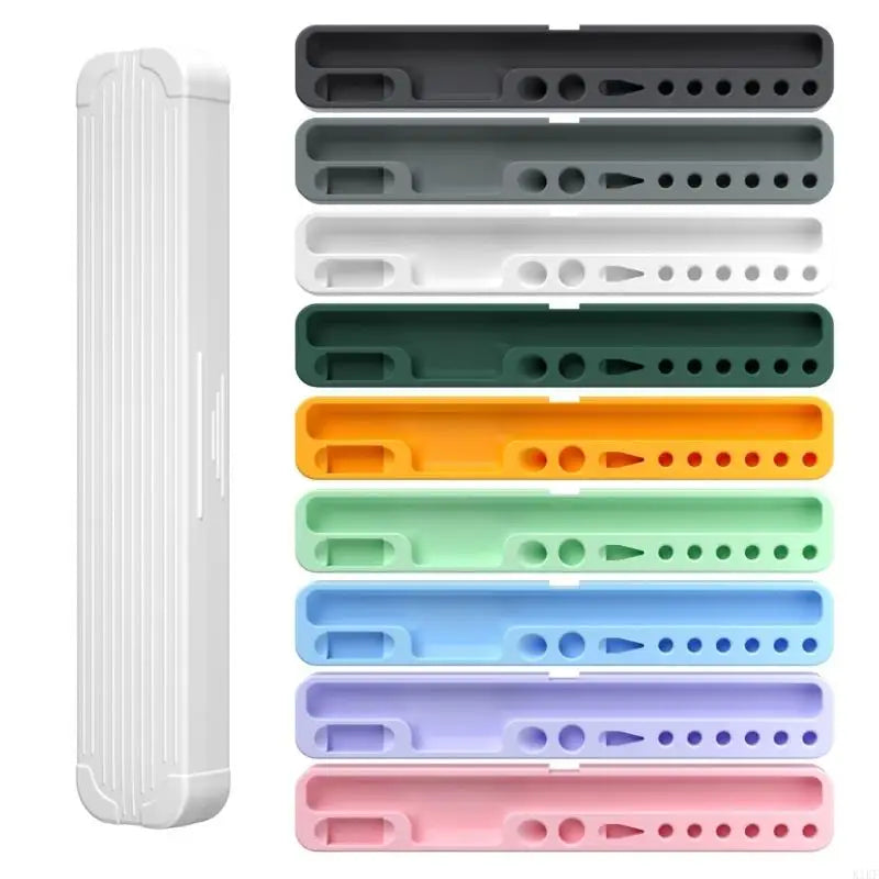 Universals Storage Case For Pencil 1st And 2nd Generation With Silicone Protections And Multiple Compartment Design K1KF Quake