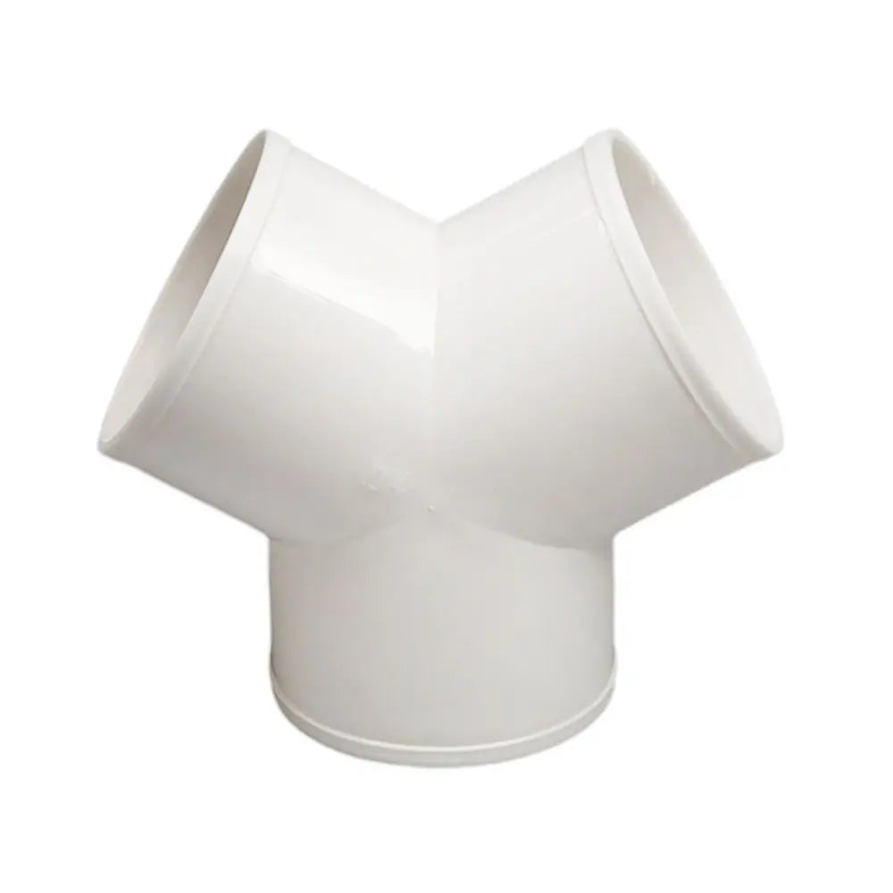 New PVC Exhaust Duct Connector T/Y Shape 100/150/200mm Extractor Fan Ventilation Duct Coupler Quick Ventilation Tube Joint Home Quake 100mm-Y Shape