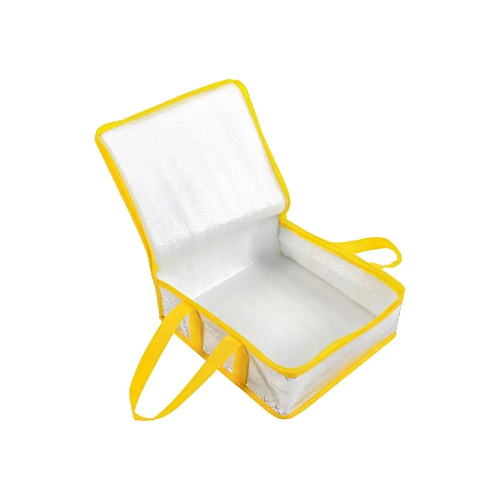 Folding Food Thermal Drink Storage Cooler Bag Insulation Bag Ice Pack Pizza Delivery Bag Quake