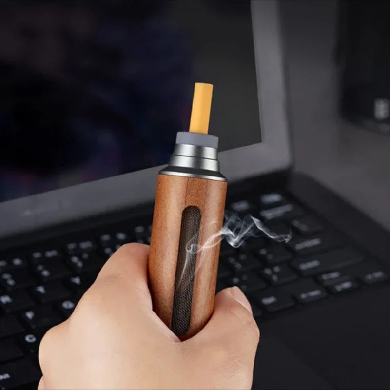 Car Ashtray with Anti Bounce Anti Fly and Anti Ash Features for Lazy Drivers To Smoke and Keep Ash From Falling Quake