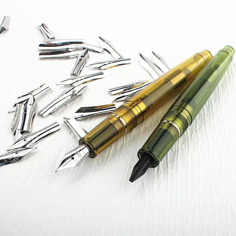 3pcs Jinhao Original Nib for Fountain Pens, EF /F /M, 0.38mm Tip Ink Pens Accessories 26 NIB Quake