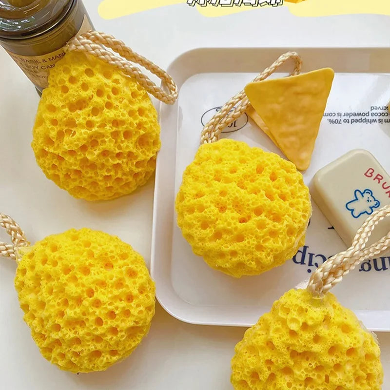 Comfortable Honeycomb Bath Ball Body Cleaning Exfoliante Shower Ball Does Not Fall Apart Soft Bath Sponge Children Kid Bath Ball Quake