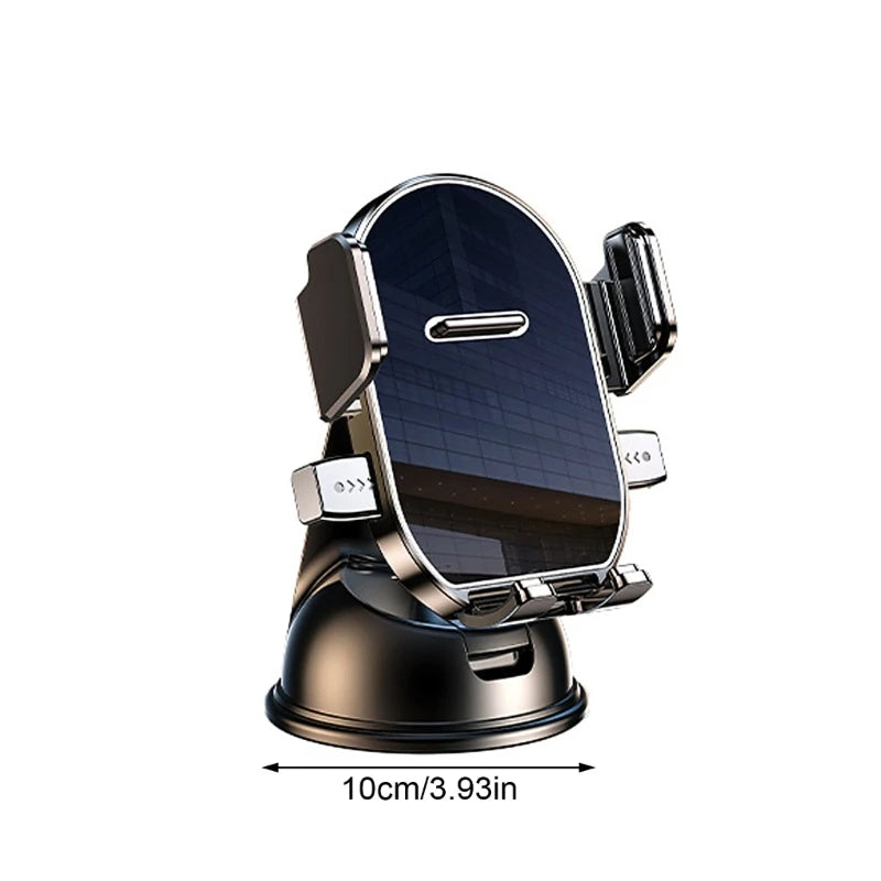 Universal Car Phone Holder 360 Rotation Adjustable Vent Clip ABS Construction Easy Suction Cup Setup Stand K1KF Quake