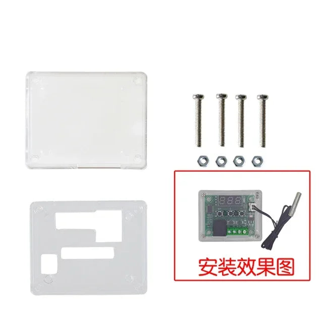 Javino W1209 DC 5V 12V heat cool temp thermostat temperature control switch temperature controller thermometer thermo controller Quake Shell