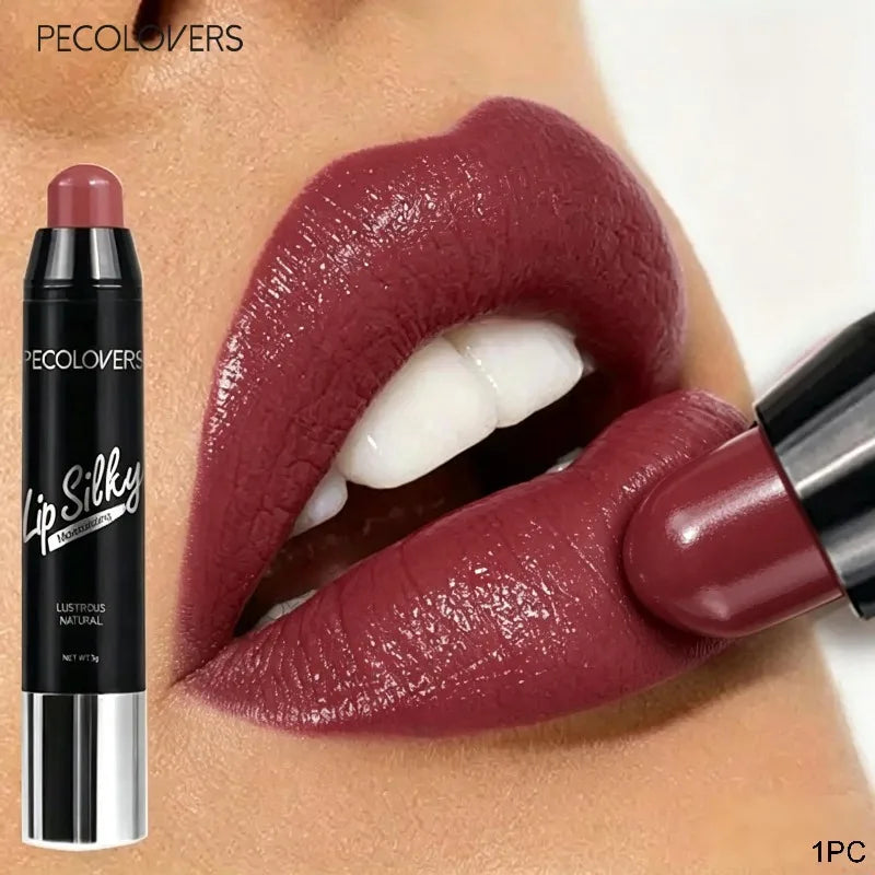 1Pc Smooth Lip Liner Pencil, Non-sticky Long-lasting Hydrating, Glossy Lip Makeup, Elegant Tones, Suitable for Lip Care Quake
