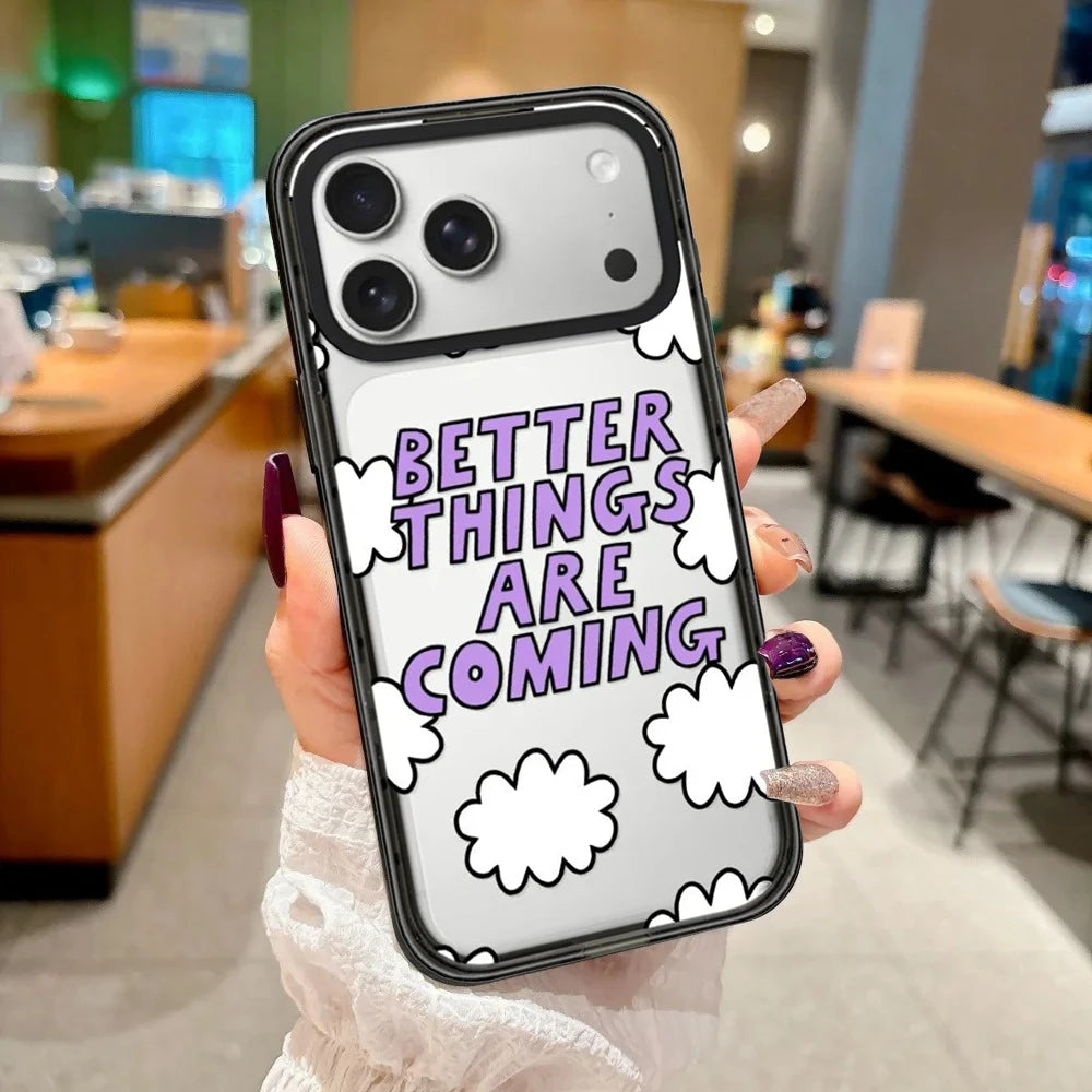 6090817 Impact Black Border Magnetic Phone Case Cover for IPhone 12 13 14 15 16 17 18 Pro Max Case Quake