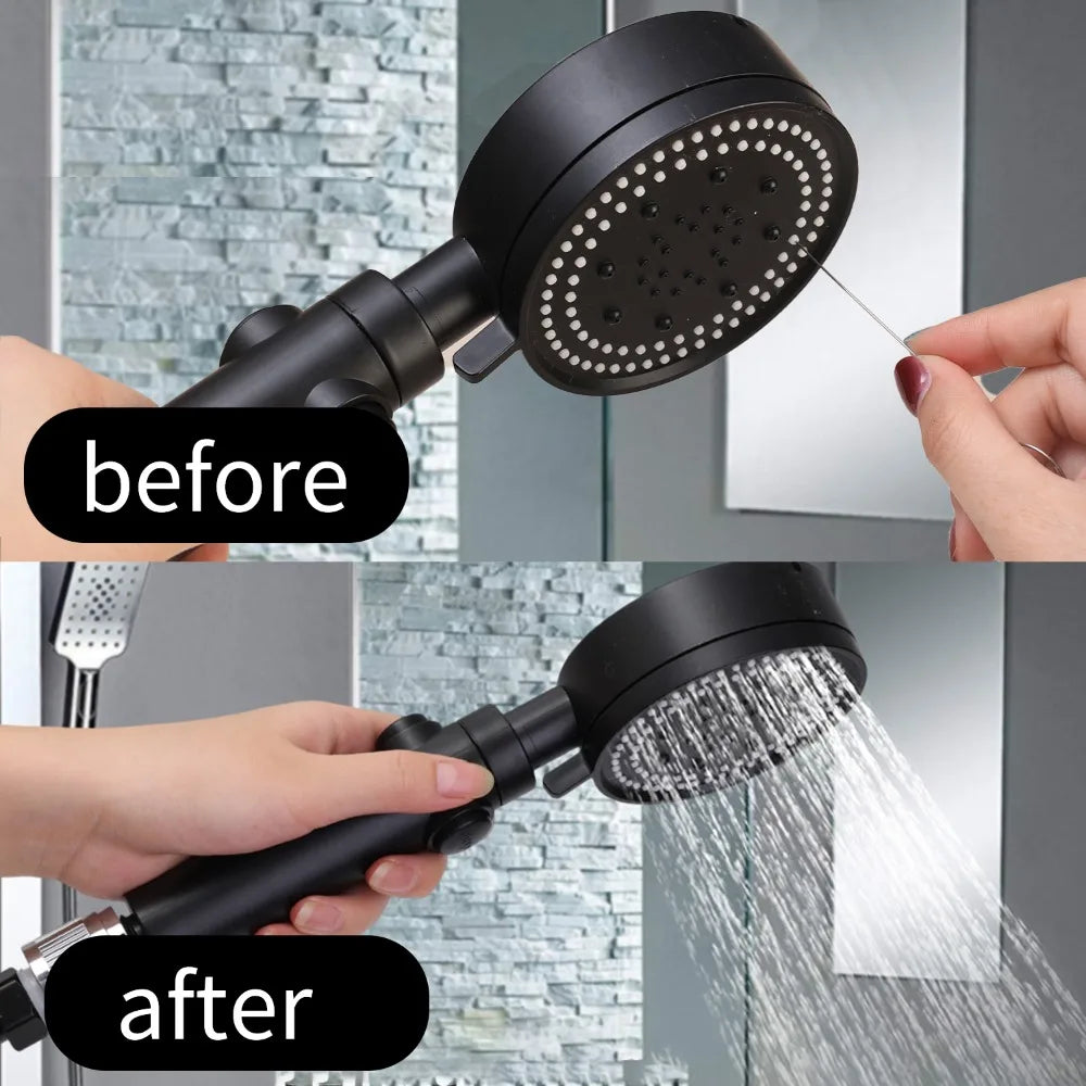 Stainless Steel Showerhead Cleaning Needle Set Anti-clogging Shower Head Cleaner Multi-purpose Mobile Phone Hole Cleaning Tool Quake
