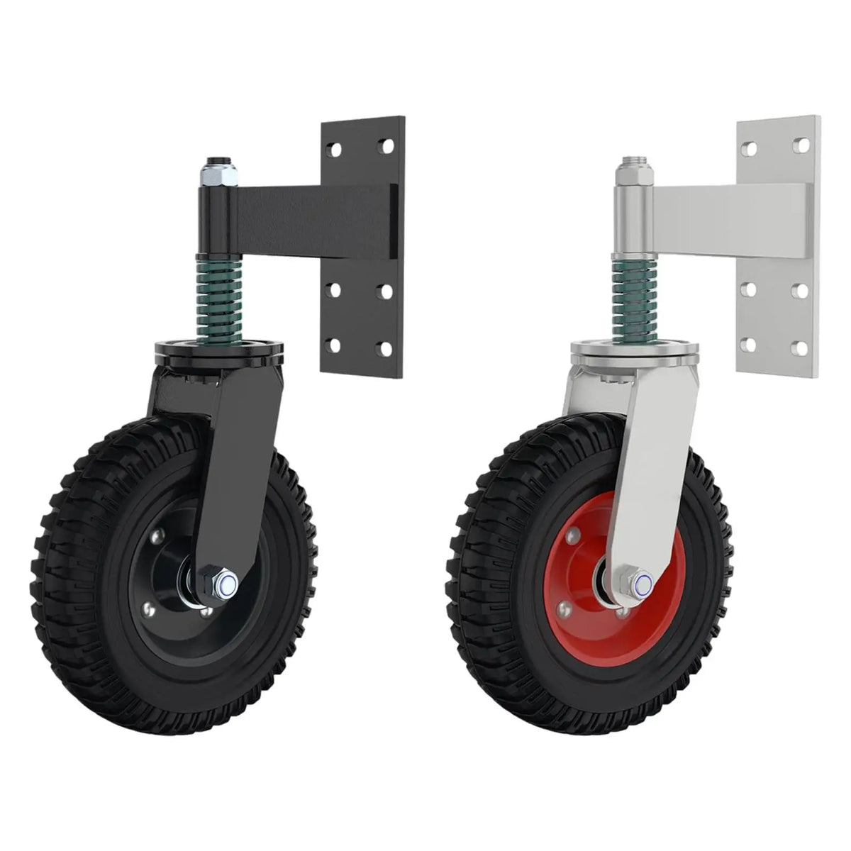 Spring Loaded Gate Caster, Gate Wheel, 600lbs Capacity Gate Support Wheel, Quake