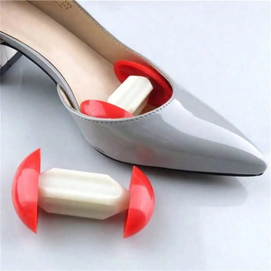 1pair Mini Shoe Stretcher Adjustable Width Extender Toe Rack Portable Shoe Anti-Wrinkle Plastic Shoe Stretcher Easy To Use Quake