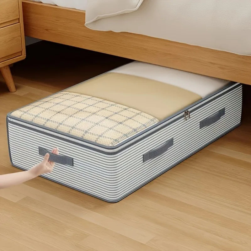 Multifunctional Bed Bottom Storage Bag Large Capacity Foldable Clothing Quilts Portable Storage Container Dust Cleaning Bedroom Quake