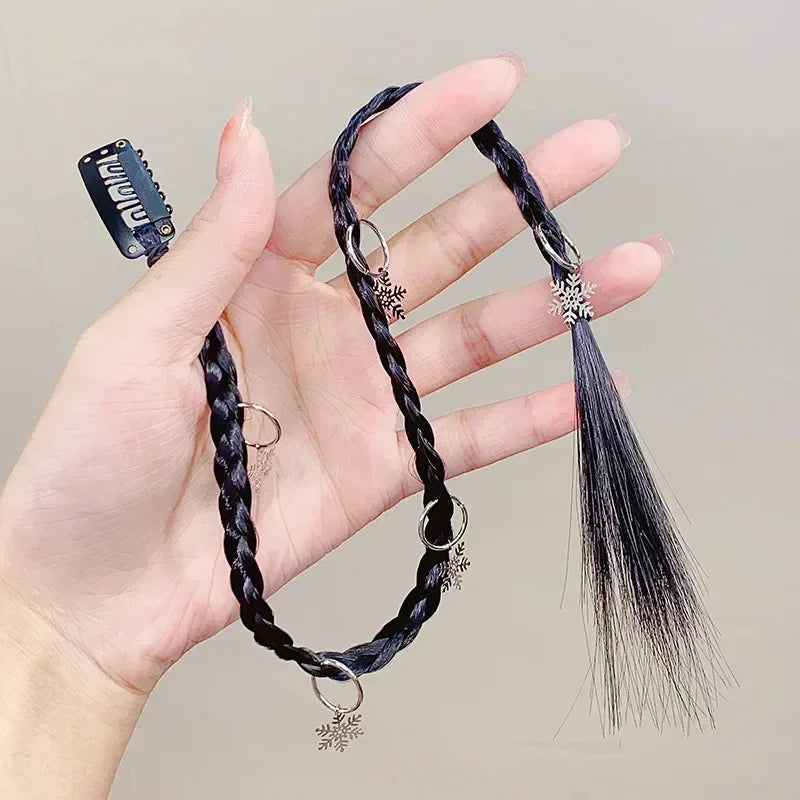 Girls Cool Fashion Y2K Boxing Braids Hair Braiding Tools Women Fried Dough Twist Braid Traceless Invisible BB Clip Boxing Braid Quake 12