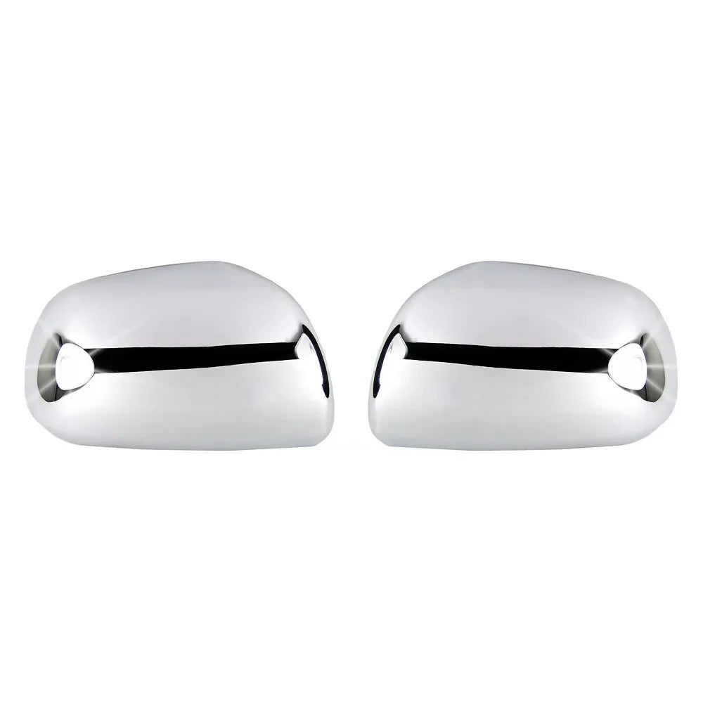 For Toyota Tacoma 2012-2015 2x Car Replacement Rearview Side Mirror Cover Wing Cap Exterior Case Trim Accessories Vehicle Decor Quake Chrome