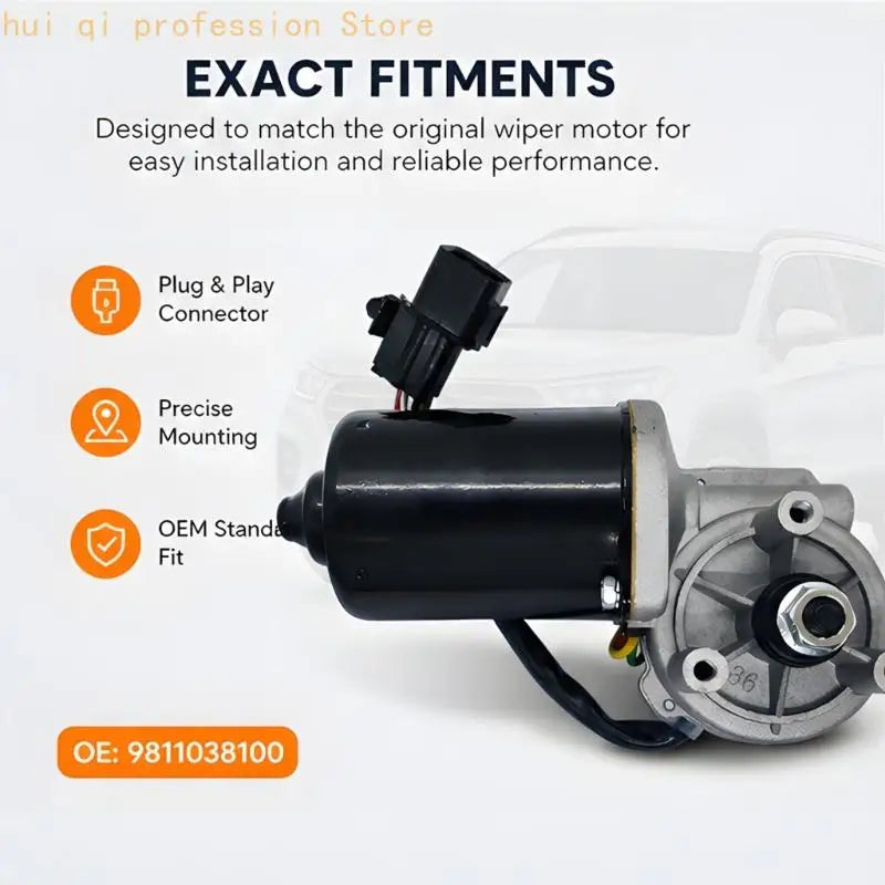 Windscreen Wiper Motor Assembly 12V 5 Pin Repair Service Unit H8WE Quake