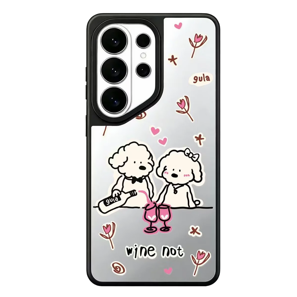 6081880 Mirror Magnetic Case: Compatible with Samsung Galaxy S23 U S24U S25 S26 Ultra S25+ S26 Plus Shell Quake mirror (no magsafe) for Galaxy S26 Plus